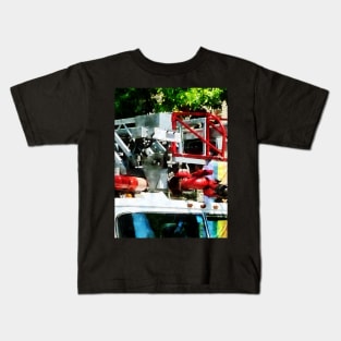 Fire Truck Ladder Kids T-Shirt